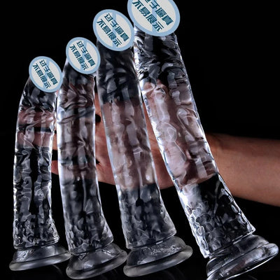 Dildo porn Jelly oversized sex toy Artificial female dildo masturbation G-spot orgasm simulated sex shop