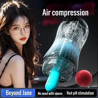 Male Masturbator Cup  Pussy Transparent Vagina Adult Goods Endurance Exercise Vacuum Pocket Sex Toy for Men Adult Suppli Pussy