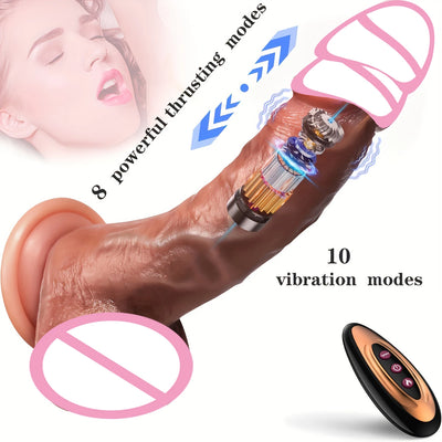 Realistic Dildos Vibration For Women Masturbation Sexy Adult Sex Toys Big Dick Penetration Anal Thrusting Penis Dildo Vibrator