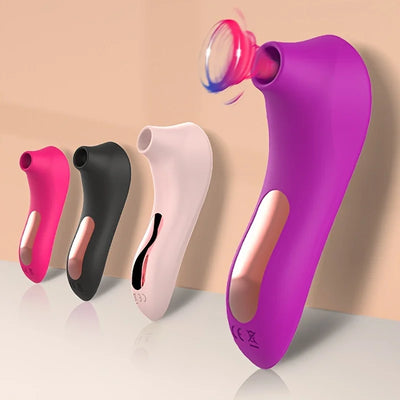 Female Clit Sucking Vibrator Vacuum Shock Rapid Orgasm Nipple Pleasure Massager Sex Toy for Women