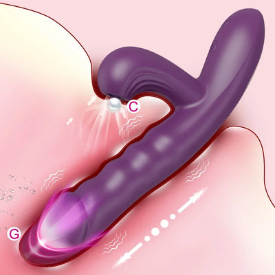 Powerful Thrusting Sucking Vibrator Female Sucker Clitoris Stimulator G Spot Dildo Massager Adult Goods Sex Toys Shop for Women