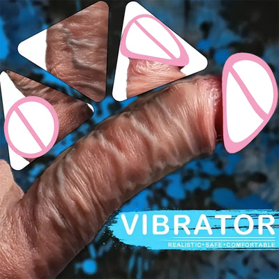 Thrusting Dildo Vibrator 10 Thrusting 10 Vibrating & Heating Modes Double Penetration Anal Plug Adult Sex Toys for Women Men