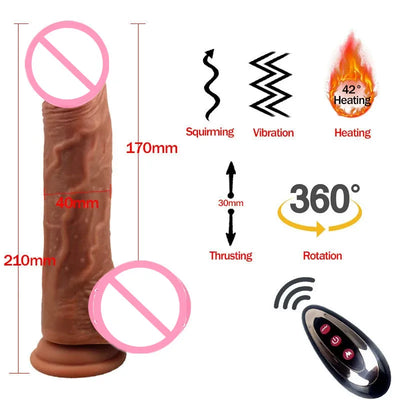 Adult sex toys Dildos Auto retractable vibrators female masturbation sex toys Vibrating toys inserted into the penis inserted in