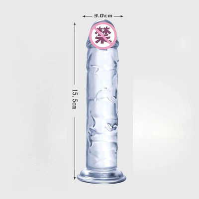 Dildo porn Jelly oversized sex toy Artificial female dildo masturbation G-spot orgasm simulated sex shop