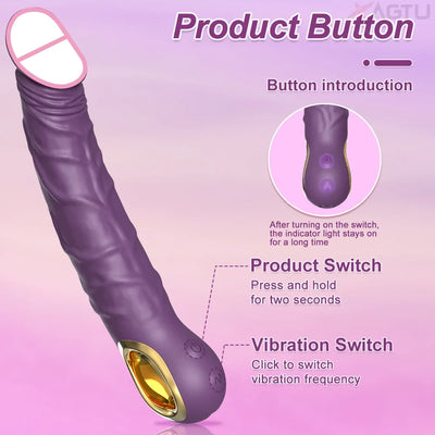 Powerful Dildo Vibrator for Women Clit Clitoris Stimulator G Spot Vagina Massager Vibrating Female Sex Toys Adult Supplies