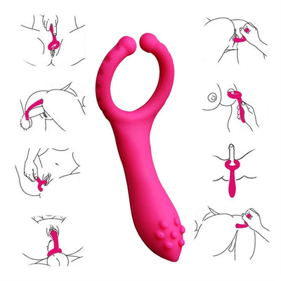 Vibrator Clitoris Stimulator Penis Ring Butt Plug Sex Toy For Men Women Nipple Vagina Massage Flirting Erotic Product for Couple