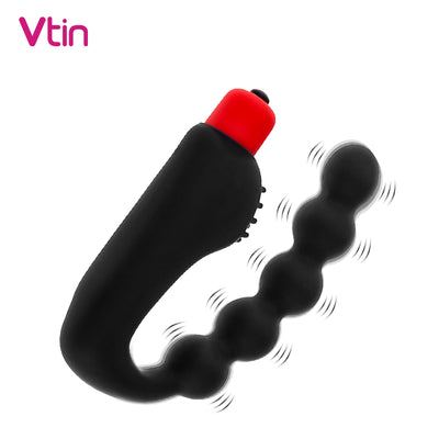 Speed Vibration Dildo Anal Butt Plug With Vibrator Prostate Massager Adult Anal Plug Sex Products for Couple/Woman/Men