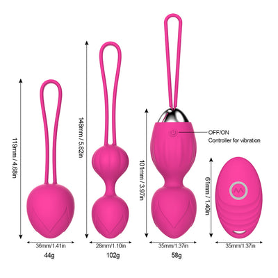 Speed Vibrator Kegel Balls Ben Wa Ball G Spot Vibrator Wireless Remote Control Vaginal Tighten Exercise Sex Toys for Women