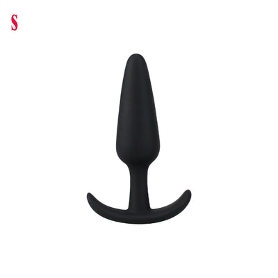 Safe 100%  Silicone Dildo Butt Plug Anal Plugs Unisex Sexy Stopper 3 Different Size Adult Sex Toys for Men/Women Trainer Massager