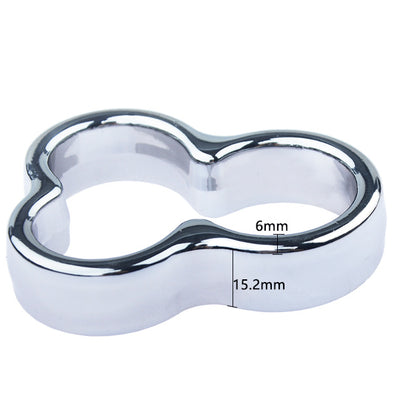Metal Male Scrotum Ring Restraint Pendant JJ Penis Sleeve Fine Lock Fine Ring Penis Penis Ring A-509