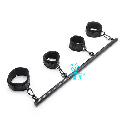 Sex Toys Stainless Steel Sword Frame Metal Handcuffs Legs Copy Legs Bound Bundles with Hand Foot Fixture Wholesale