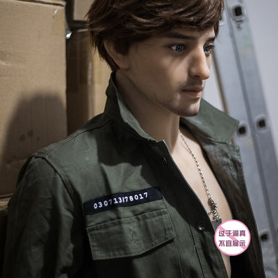 Macho Handsome Guy Female Entity Doll Inverted Model Live Silicone Non-inflatable Doll Skeleton Adult Supplies