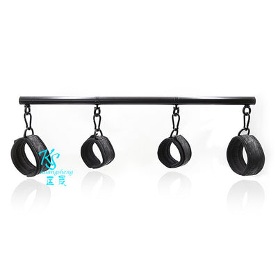Sex Toys Stainless Steel Sword Frame Metal Handcuffs Legs Copy Legs Bound Bundles with Hand Foot Fixture Wholesale