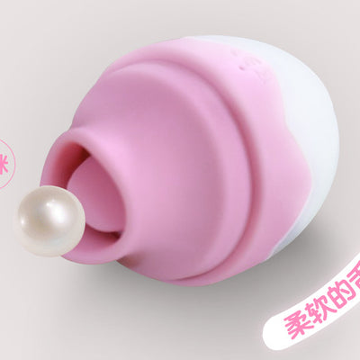 Hi Egg Tongue Licking Device Sucking Vagina Sucking Nipples Female Masturbation Shock Charging Jumping Egg Sex Toys