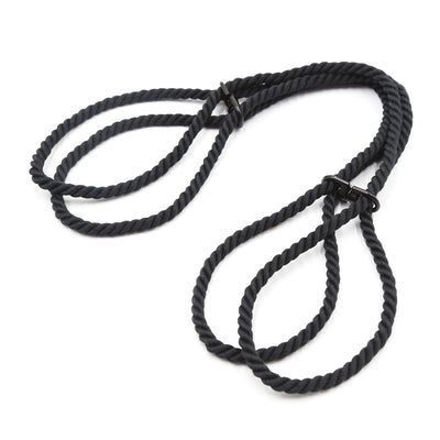 New Foreign Trade Hot Sale Manufacturers New Product Spot Wholesale Black Rope Quality Adjustable Handcuffs Binding One Generation