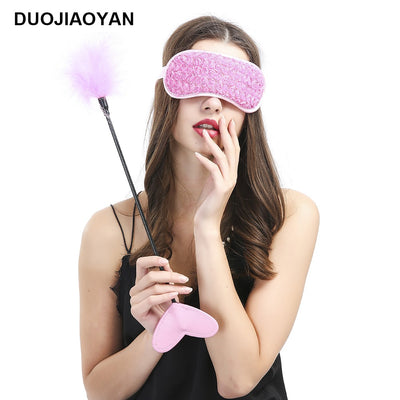 Cross-border New Bondage Toys Flirt Rose Eye Mask Adult Sex Toys Forging Band Bundle Factory Wholesale