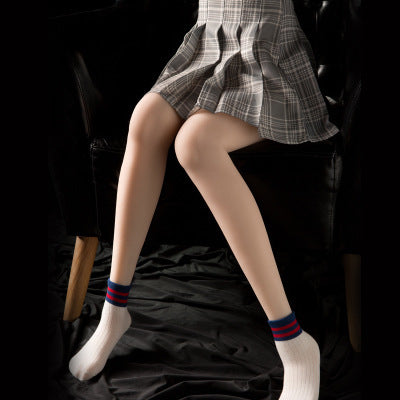 Full Silicone Male Entity Doll Non-inflatable Simulation Man Inverted Mold Lower Body Beautiful Legs Adult Supplies Masturbation Device