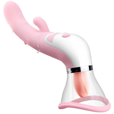 Honey Tongue Licking and Sucking Vibrator Female Masturbation Electric Massage Stick Adult Sex Toys Factory Direct Sales