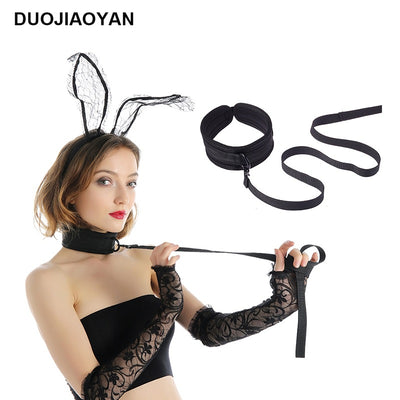 European and American Cross-border New Black Neck Ring Collar Necklace Sexy Adult Sexy Lingerie Accessories Accessories Spot Wholesale