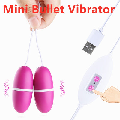 1PC Mini Bullet Vibrator Vaginal Balls for Women Clitoris Stimulator Female Masturbation Vibrating Eggs Sex Toys for Woman