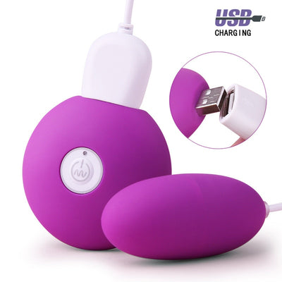 20 Speeds Rechargeable Bullet Vibrator for Women Masturbation Sex Egg Body Massager G-spot Clitoris Stimulator Female Sex Toy