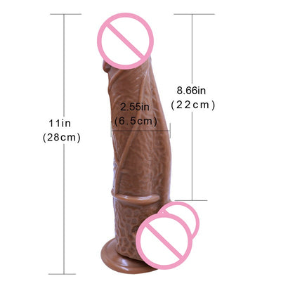 28*6.5CM Long Dildo Giant Super Huge Dildo Strong Suction Cup Big Dick Anal Butt Plug Large Dildos Realistic Sex Toys for Women