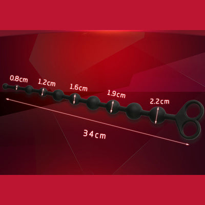 34cm Long Small Anal Beads Silicone Butt Plug Anal Balls Sex Toys For Adult Woman Gay Male Prostate Massage Erotic Anus buttplug
