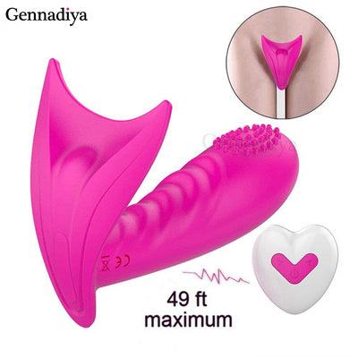 7 Speed Vibrating Panties Butterfly Remote Control Vibrator Body Massage Stimulator Unique Wearable Design Massager for Women