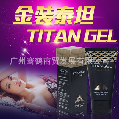 Titangel Russian New Gold Titan Gel Cream Men's External Cream Massage Essential Oil Massage Cream Direct Sales