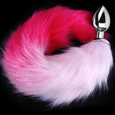 Long Love Backyard Metal Anal Plug Sex Toys Male and Female with Masturbation Passion Cosplay Fox Tail Hair Generation