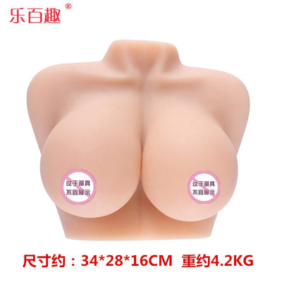 2020 Explosion Model 4.2kg Simulation Breast Inverted Mold Semi-solid Doll Silicone Chest Big Boobs Foreign Trade Hot Sale