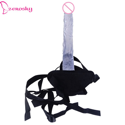 Adjustable Dildos for Women Sextoy Dildo Realistic Wearable Harness Huge Penis Lesbian Dildo Leather Strapon Harness