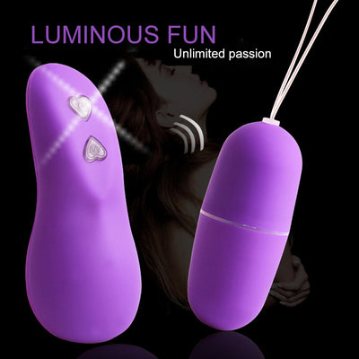 Adult Sex Toys Bullet Vibrator Jumping Egg Female Masturbation Equipment Luminous Wireless Remote Control Supplies