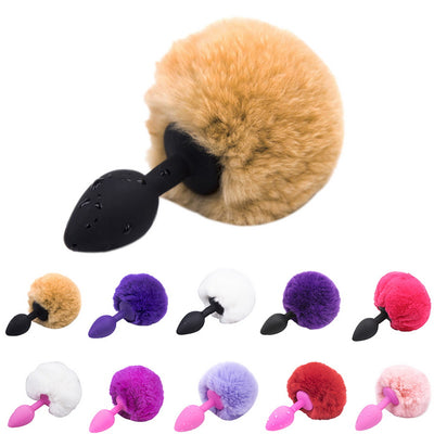 Anal Plug Silicone Rabbit Tail Butt Plug Anal Sextoys Erotic Cosplay Sex Toys For Couples Man Women Gay Adult Sex Products