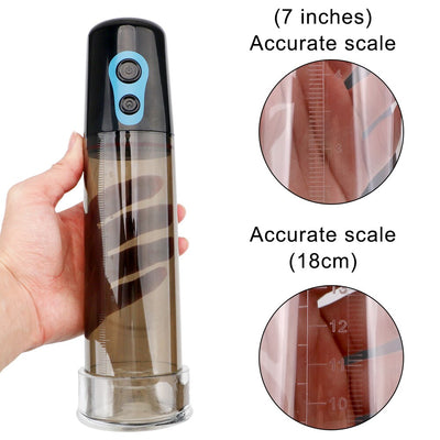 Automatic Penis Enlargement exercise tools Vibrator for Men Electric Penis Extend Vacuum Train Pump Male Masturbator Sex Toy