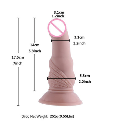 Auxfun High Quality Anal Sex Dildo for Women Length 17.5cm Diameter 3.1cm Male Penis Anus Sex Toys Sex Products