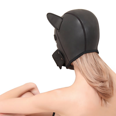 Bdsm Mask Sex Masks Bondage Cosplay Puppy Dog Head Sex Toys Adult Games Fetish Slave Headgear Women Men Latex Erotic SM Costume