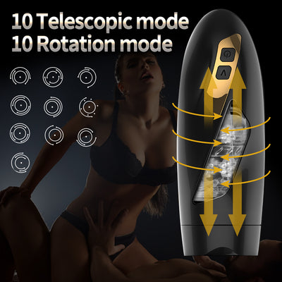 Big Size Automatic Masturbator for Men Telescopic Rotation Piston Vagina Anal Male Adult Toys 18+ Sex Toys for Men Masturbating