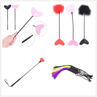 Black Bondage Set Paddle Spank Paddle Beat Submissive Slave BDSM Kinky Fetish Whip Sluts Paddles Adult Sex Toys