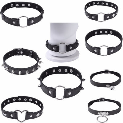 Bondage Sex Necklace SM Toys Punk Style Neck Ring Bdsm Collar Sex Toys For Women Bondage Necklace for Toys Sex Games Couple
