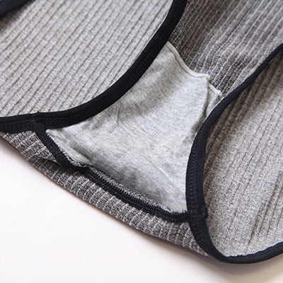 Cotton Bra Briefs Set for Women Seamless Lingerie with Padded Bralette Soft Push Up Active Bra Plus Size XL Sports Underwear #D