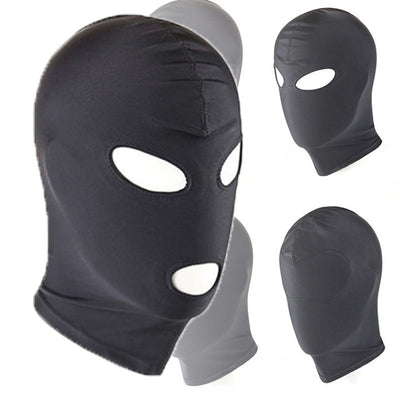 Couple Cosplay Eye Mask Sexs Toys Product BDSM Bondage Fetish Mask Hood Open Mouth Eye Bondage Party Headgear Adult Slave Games