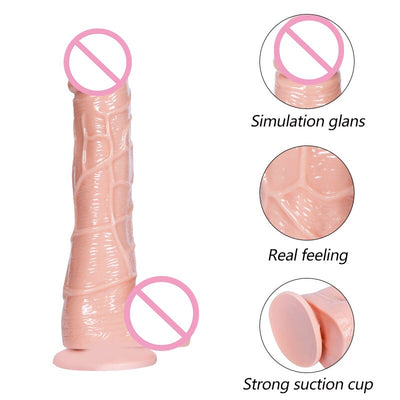 DopaMonkey Realistic Dildo Erotic with Suction Cup Sex Toys for Woman Flexible Penis Big Realistic Dildo Penis Sex Toy