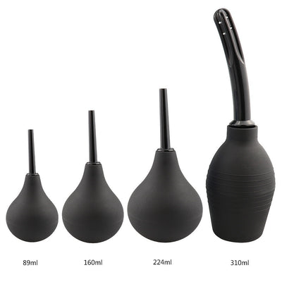 Douche large capacity Enema bulb syringe system Anus anal Cleaner head nozzle tip plug Colonic Irrigation sex toy gay