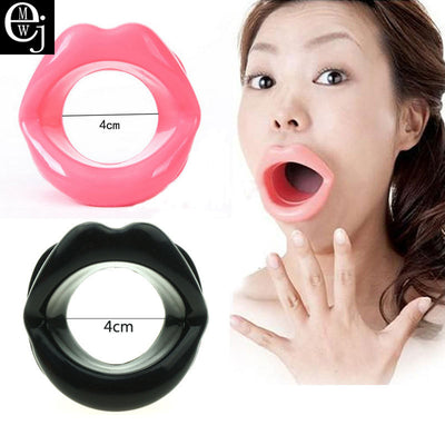 EJMW Rubber BDSM Sex Toys Lips Shaped O Ring Mouth Gag Fetish Adult Sex Toys For Woman Sex Products Oral Toys