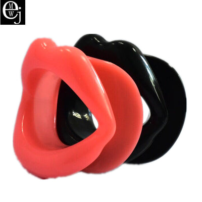 EJMW Rubber BDSM Sex Toys Lips Shaped O Ring Mouth Gag Fetish Adult Sex Toys For Woman Sex Products Oral Toys