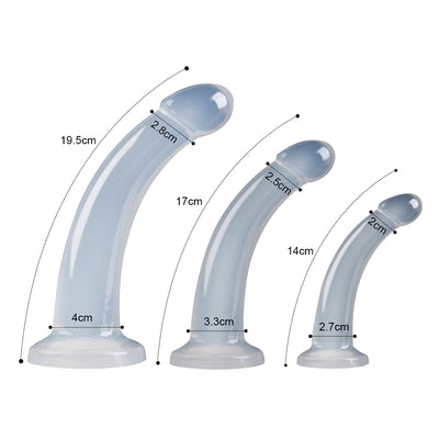 Erotic Jelly Dildo Realistic Adult Toys Soft Strapon Artificial Penis Suction Cup Large Dildo Bullet Sex Toys for Woman