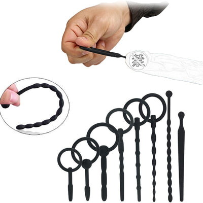 Erotic Toys Silicone Urethra Catheter Male Penis Dilator Prostate Massage Adult Sex Games Toy For Men Couples Exotic Accessories