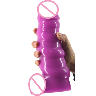 FAAK 2.76" thick Thread big dildo sex toy for women giant dildo vagina masturbation toy anus massage butt stopper adult flirting