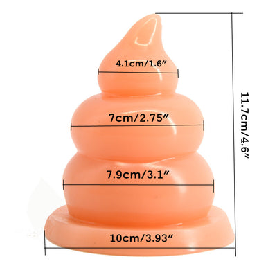 Anal plug big beads huge anal dildo Fun Shit Gag sucker butt plug Erotic Toys Sex Products anal massage masturbate